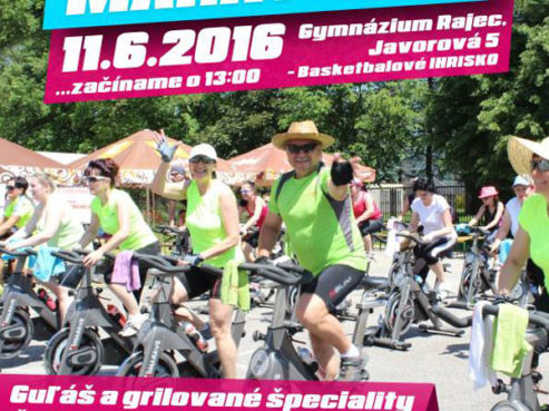 Spinningový maratón v Rajci